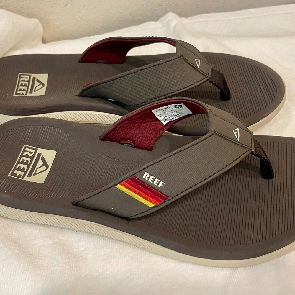 Reef Brown Sandals Casual Flip-Flops